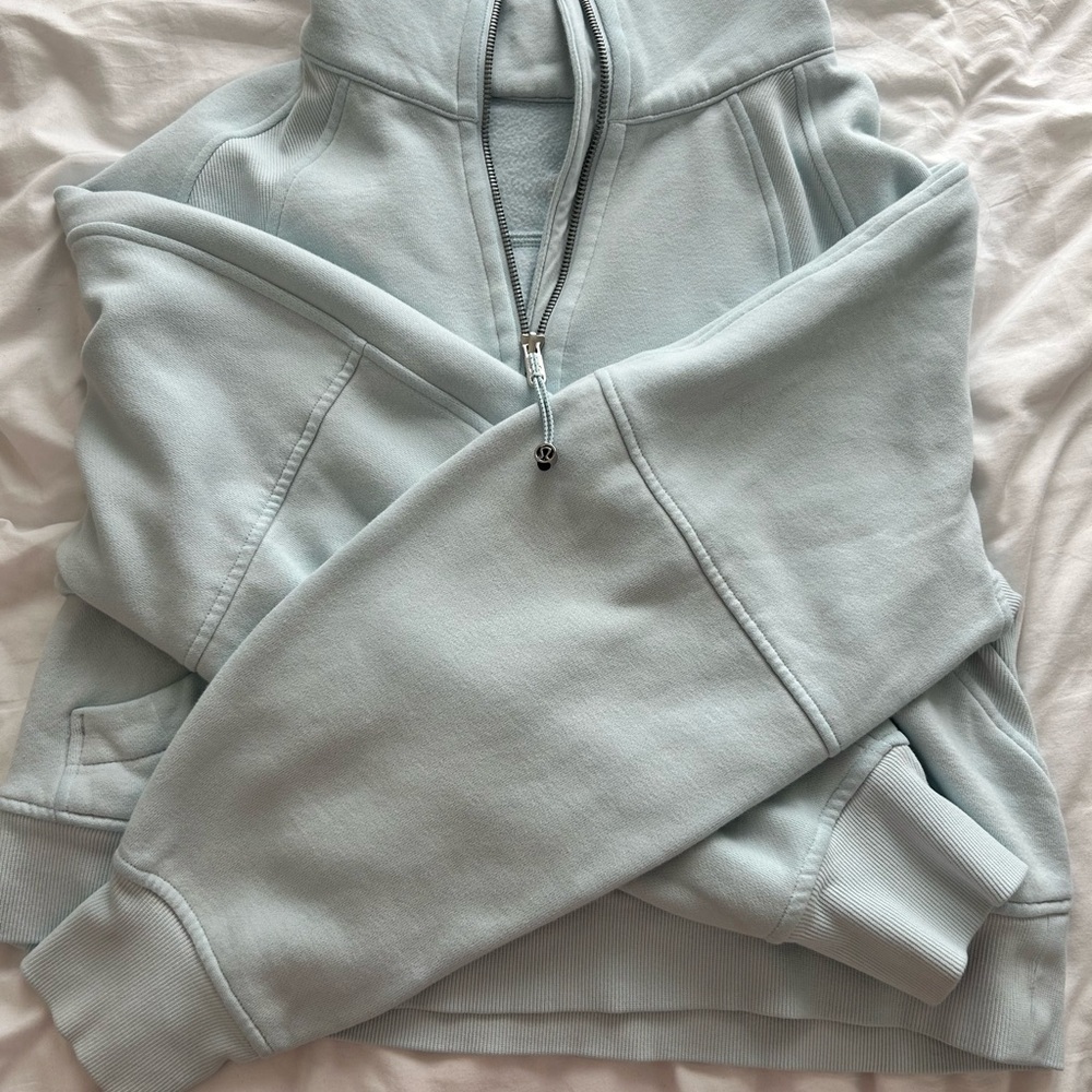 Lululemon Light Blue Scuba - No hood